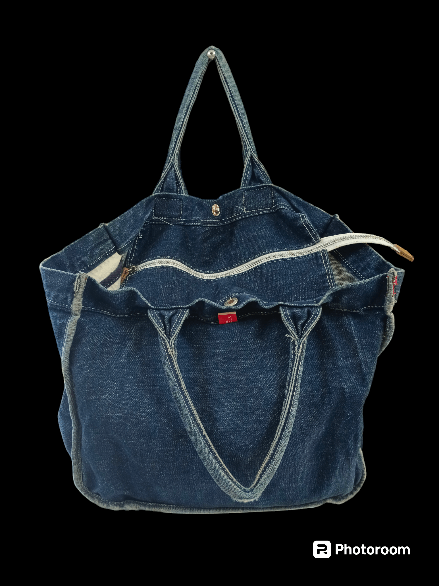 Yohji Yamamoto DiSTRESSES DENIM YOHJI YAMAMOTO TOTE BAG Size ONE SIZE - 1 Thumbnail