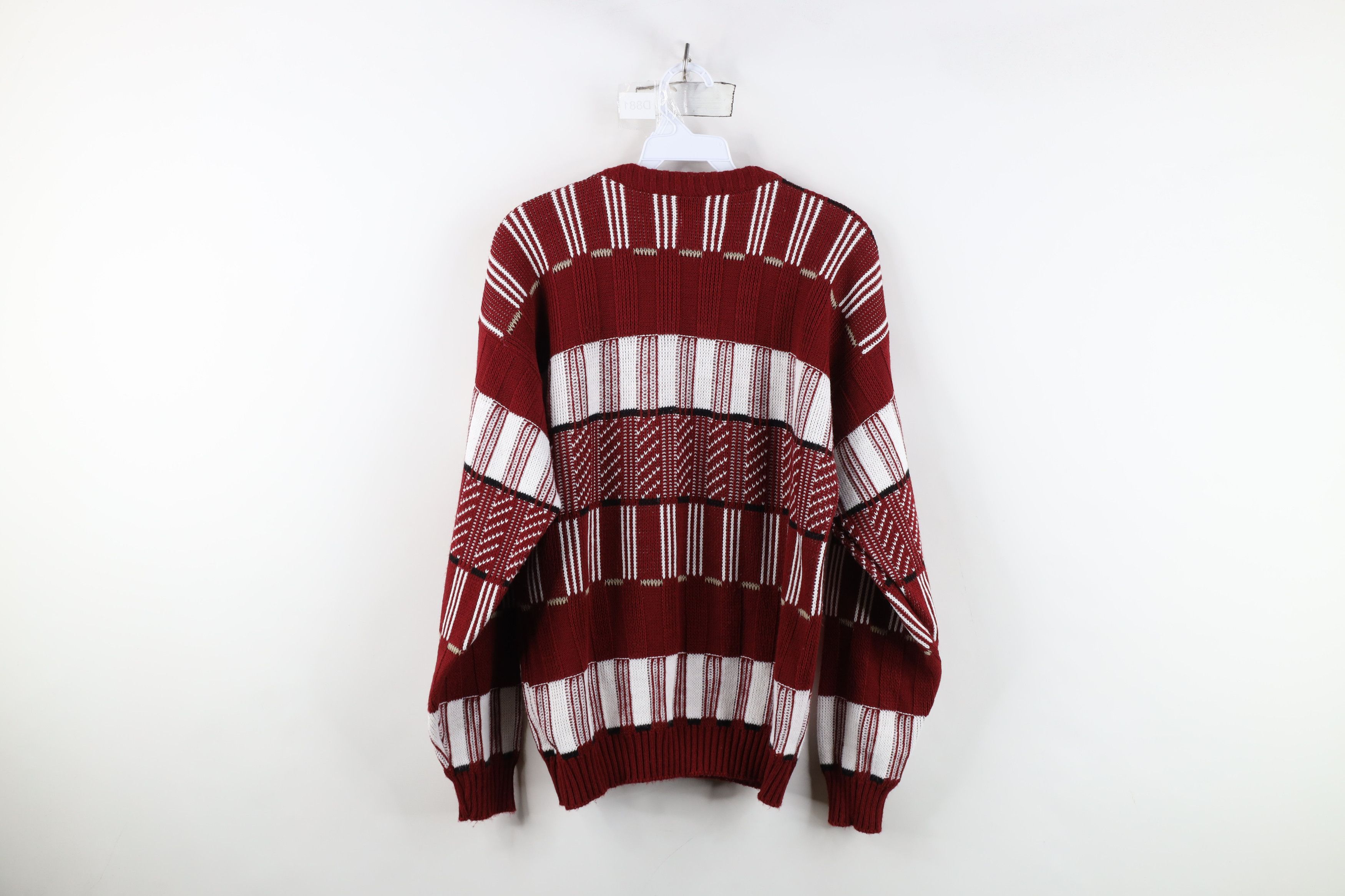 Vintage Vintage 90s Streetwear Ribbed Knit Crewneck Sweater USA Size US M / EU 48-50 / 2 - 8 Thumbnail