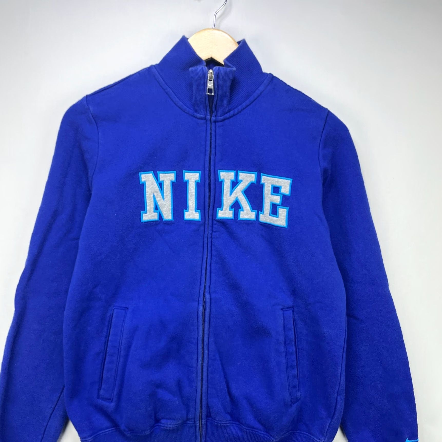 Nike VINTAGE Y2K Nike Track Zip Up Jacket Embroidered Swoosh Womens Medium Size M / US 6-8 / IT 42-44 - 3 Thumbnail