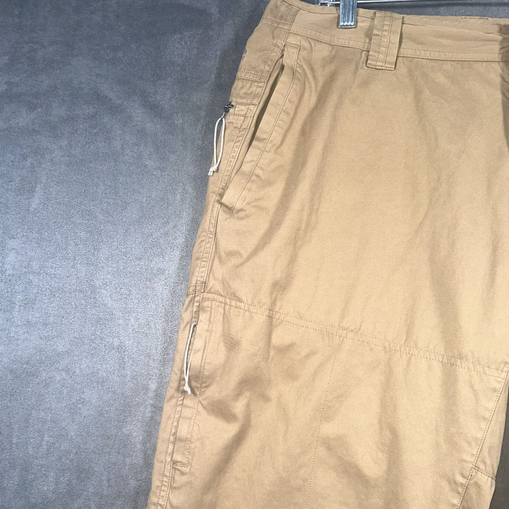 Vintage Columbia Pants Cargo 36 Regular Flat Front Cotton Polyester Brown Outdoor Hiking Omni Shield Size US 36 / EU 52 - 3 Thumbnail