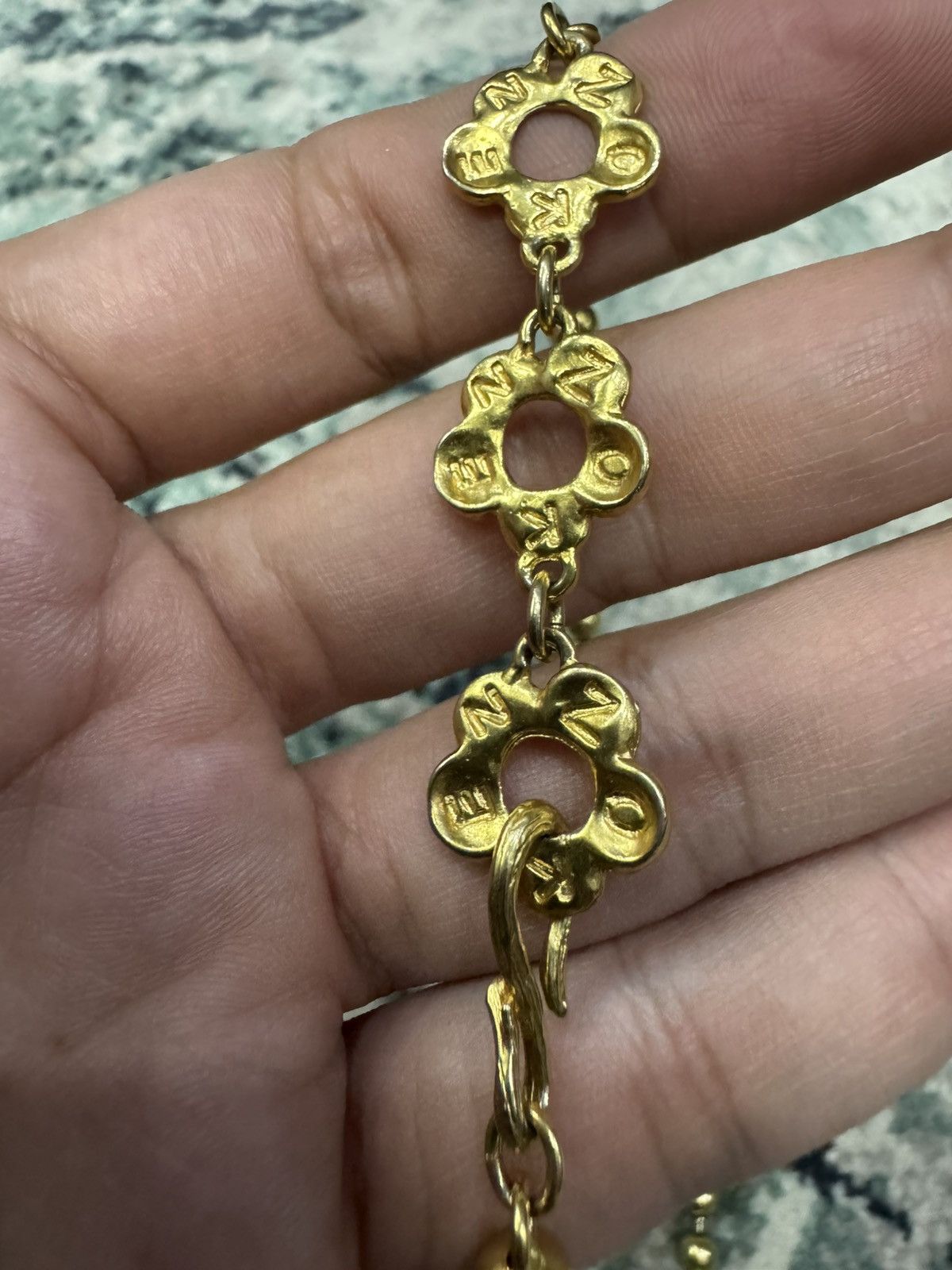 Jewelry VINTAGE KENZO PARIS GOLDTONE BEADS NECKLACE Size ONE SIZE - 4 Thumbnail
