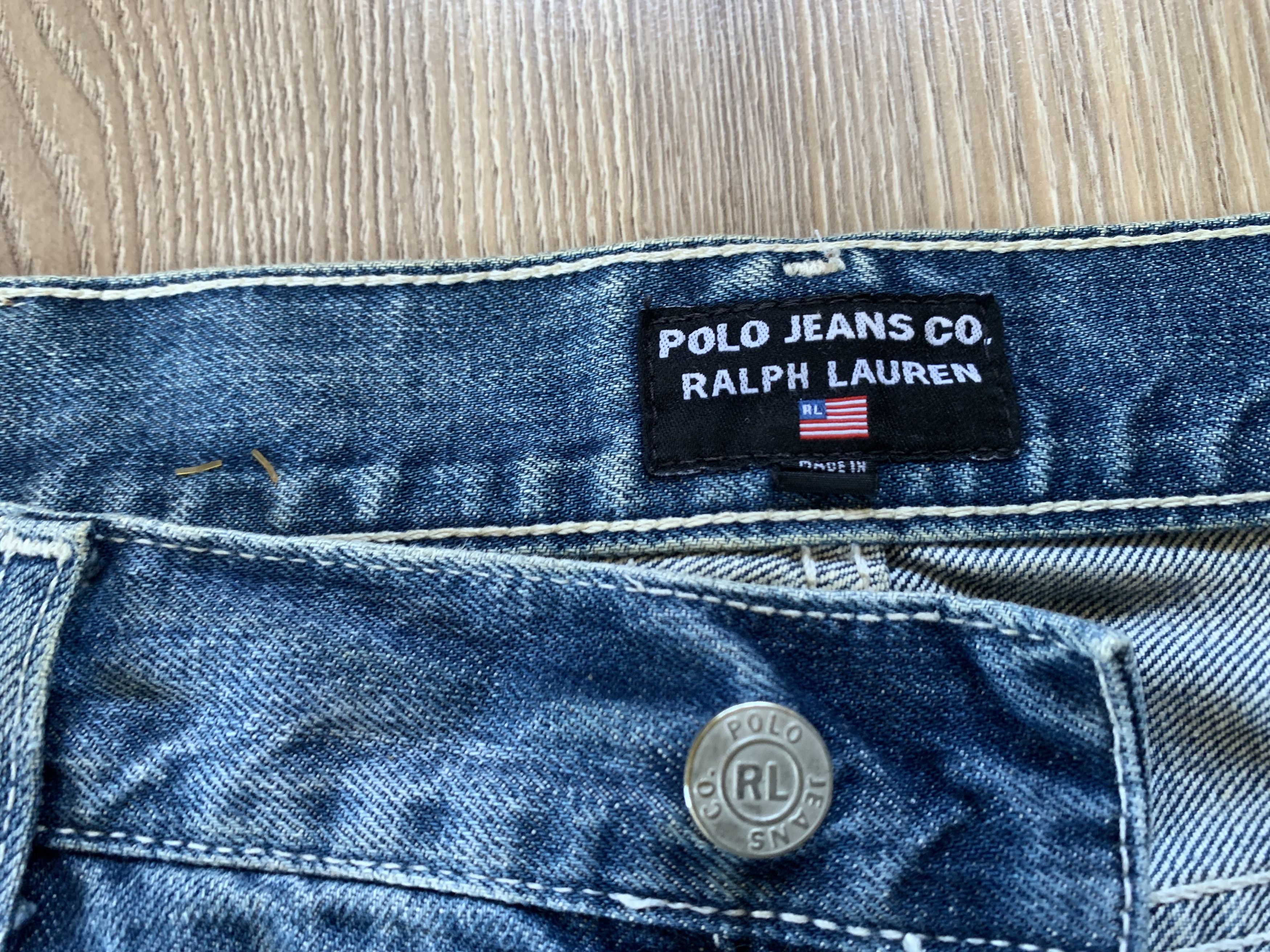 Denime Polo Ralph Lauren Blue Denim Jeans Size US 36 / EU 52 - 10 Thumbnail