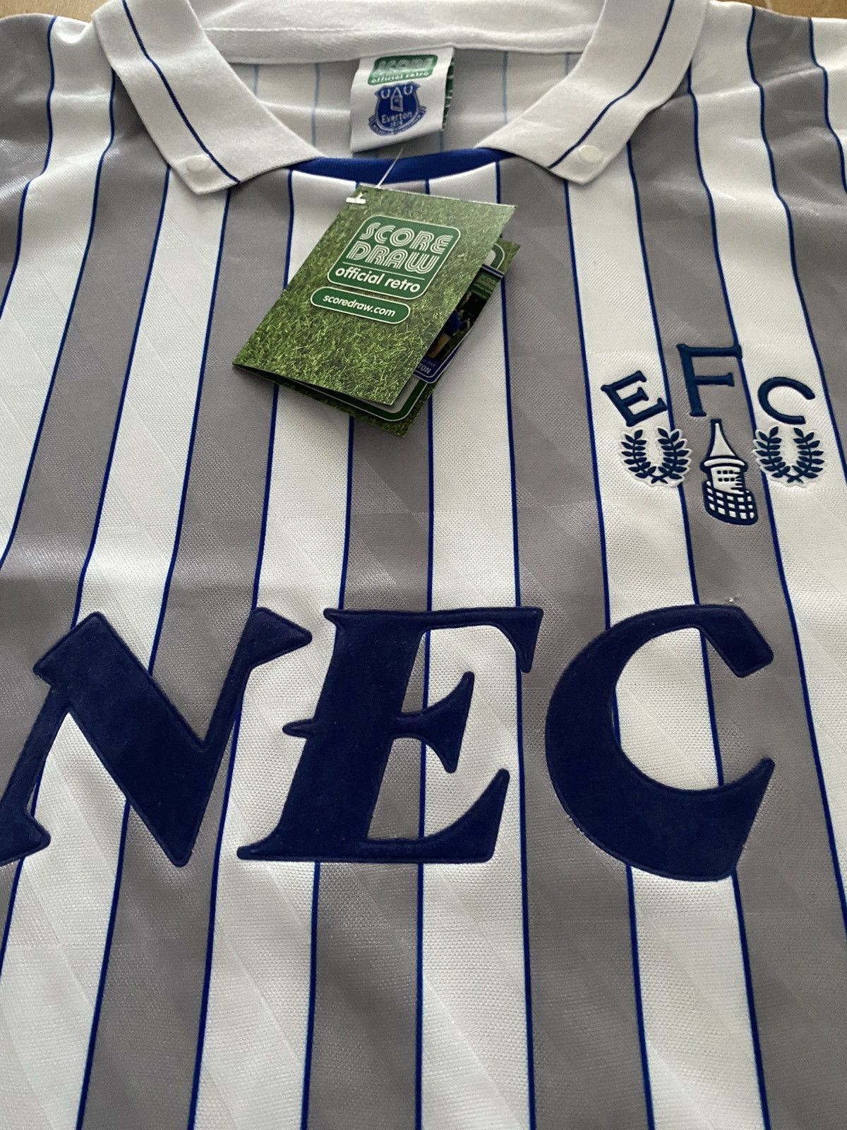 NO ID Everton fc retro score draw Size US XXL / EU 58 / 5 - 3 Thumbnail