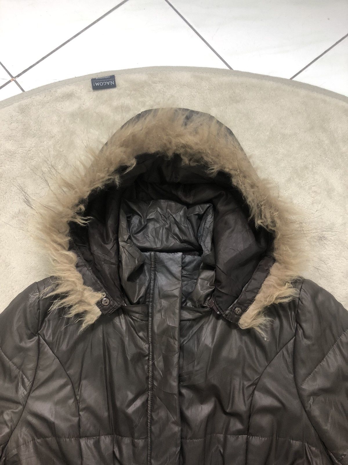 Hysteric Glamour × If Six Was Nine × Le Grande Bleu (L.G.B.) Vintage Fur Hoodie Long Puffer Jacket Size M / US 6-8 / IT 42-44 - 6 Thumbnail