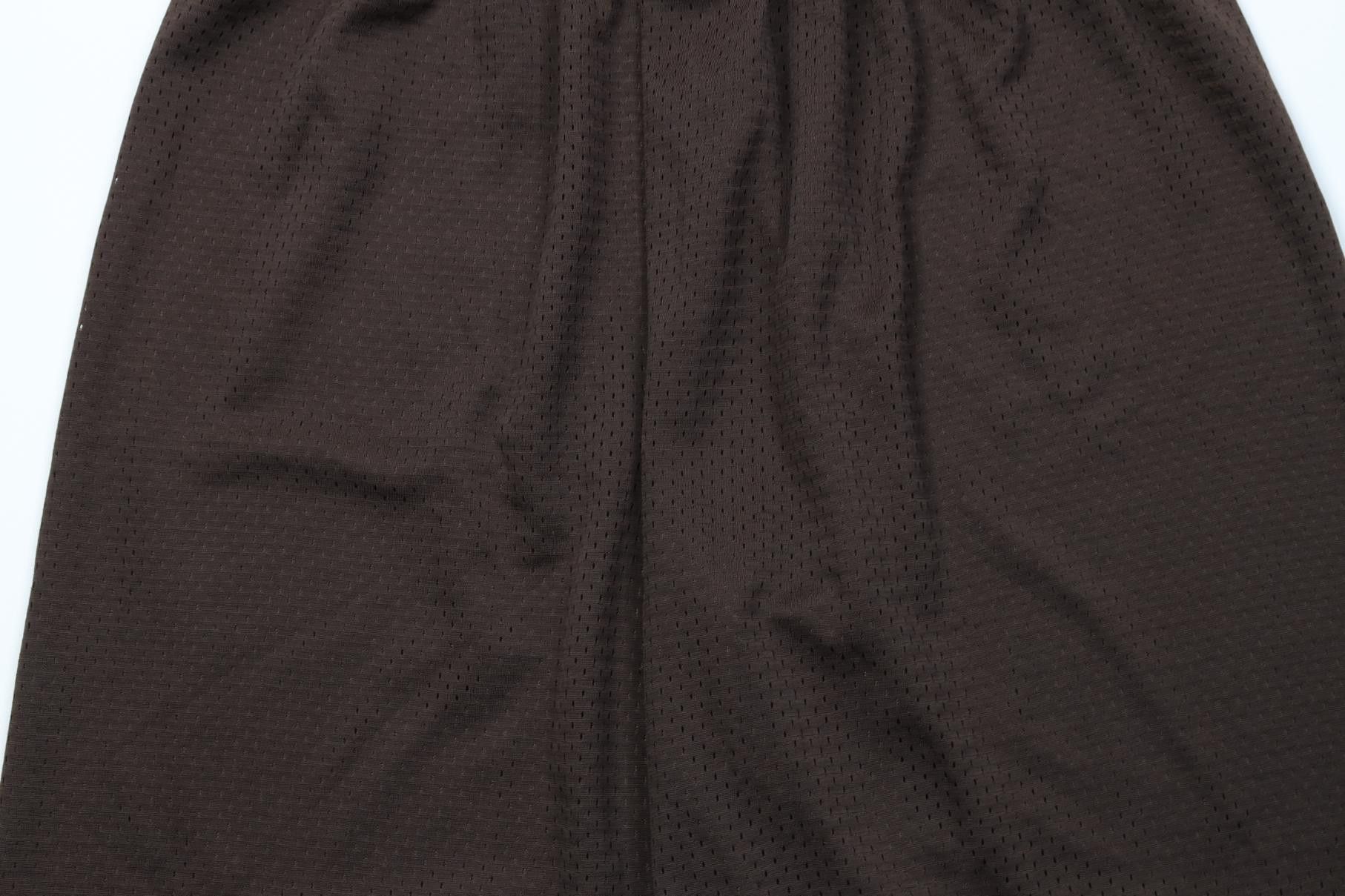 Vintage Vintage 90s Y2K Streetwear Mesh Above Knee Shorts Brown Size US 34 / EU 50 - 3 Thumbnail