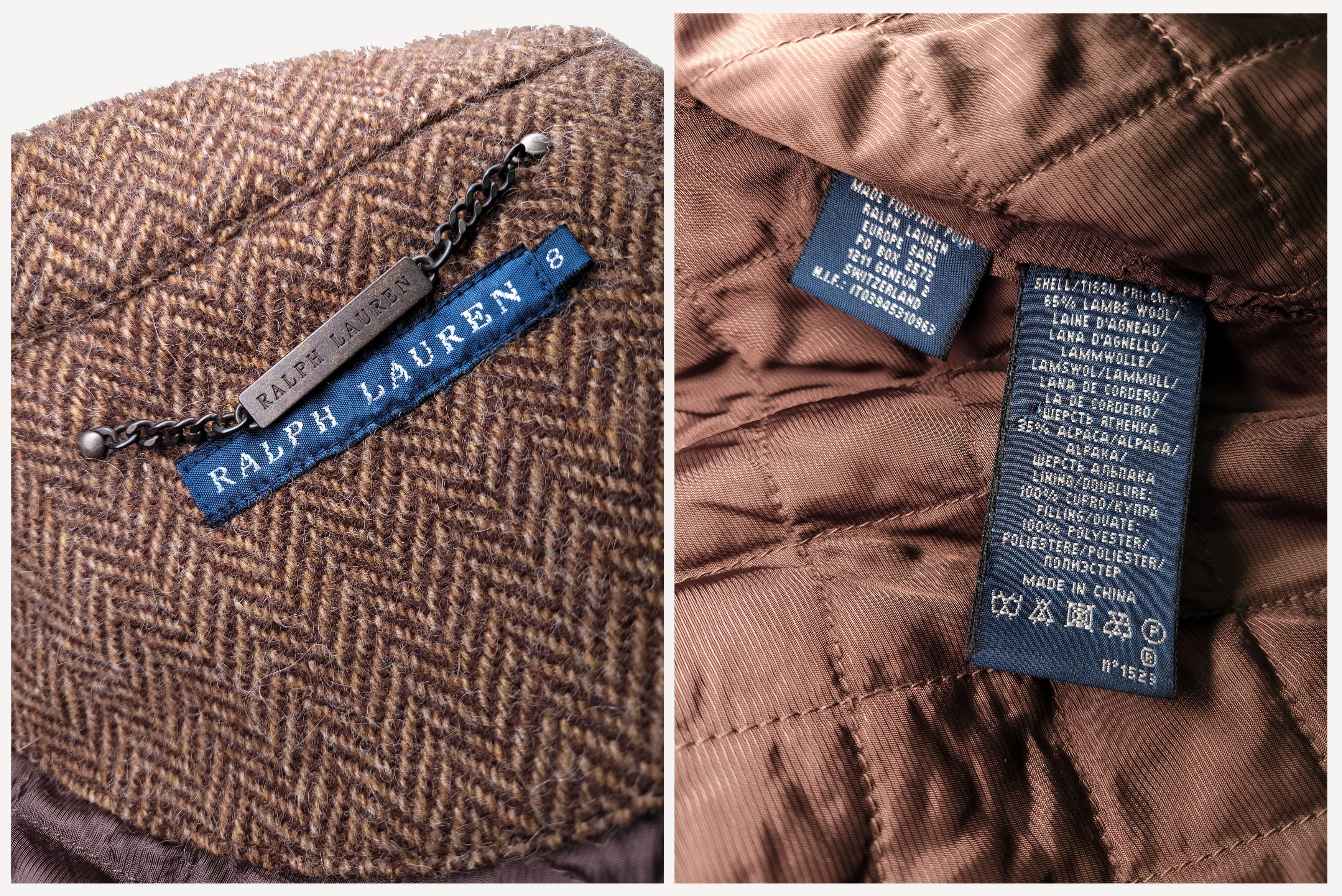 Polo Ralph Lauren Ralph Lauren _ Blue Label _ Biker Lambs Wool & Alpaca Coat Size M / US 6-8 / IT 42-44 - 9 Thumbnail