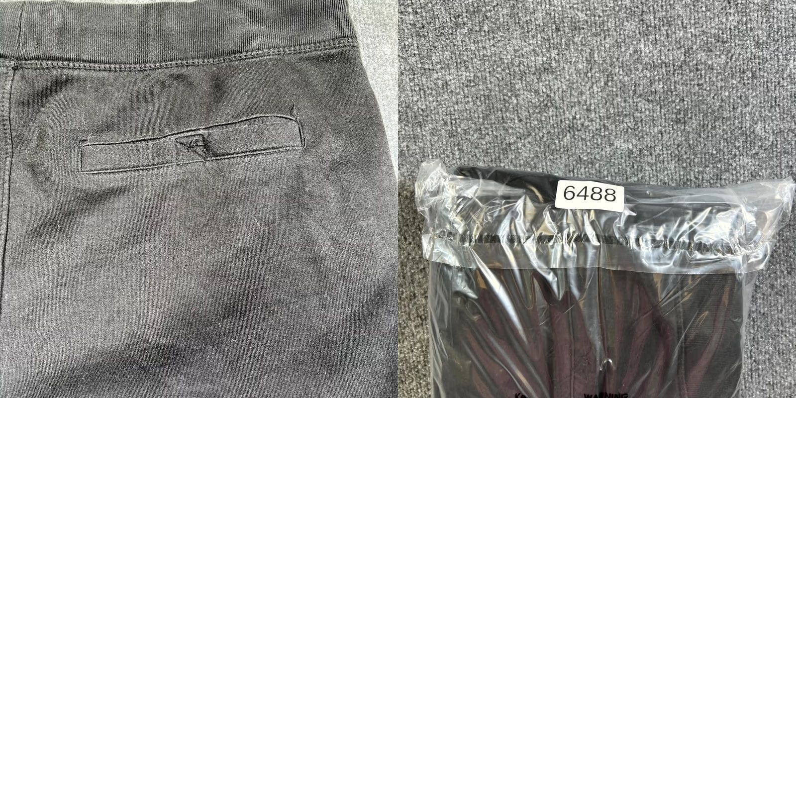 Ecko Unltd. VTG Ecko Unltd. Sweatpants Mens 2XL Black Cargo Pocket Fleece Lined Tapered Leg Size US 39 - 10 Thumbnail