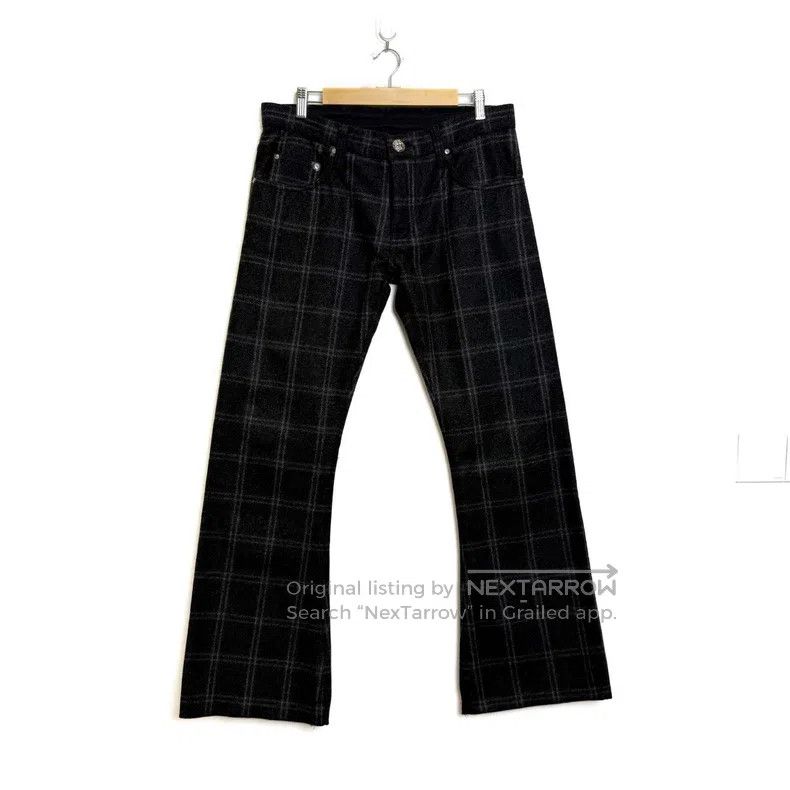 Chrome Hearts CHROME HEARTS Size 34 Woolen plaid trousers Size US 34 / EU 50 - 1 Thumbnail