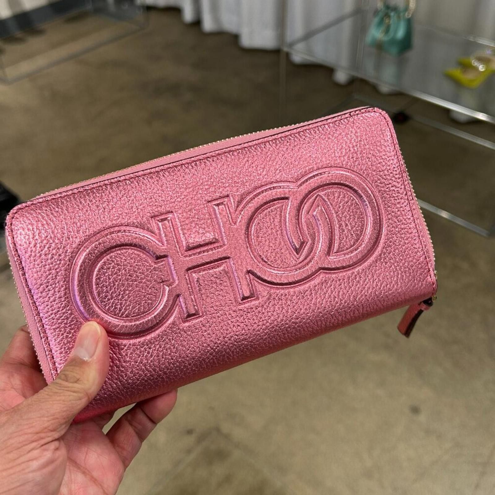 Jimmy Choo NWT Jimmy Choo Bettina Leather Continental Wallet Size ONE SIZE - 4 Thumbnail