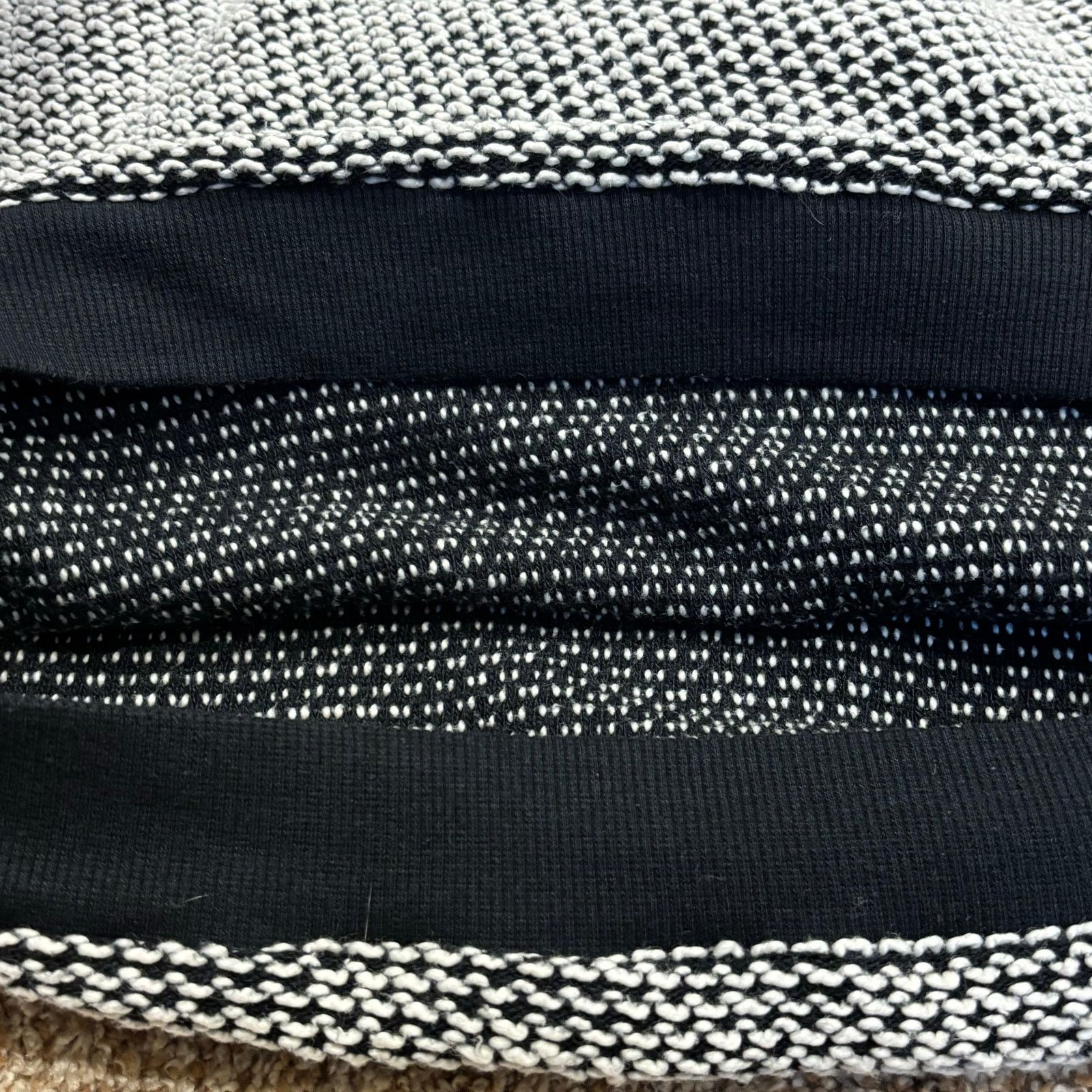 Marine Layer Marine Layer Cropped Textured Black & White Sweater Medium Size M / US 6-8 / IT 42-44 - 6 Thumbnail