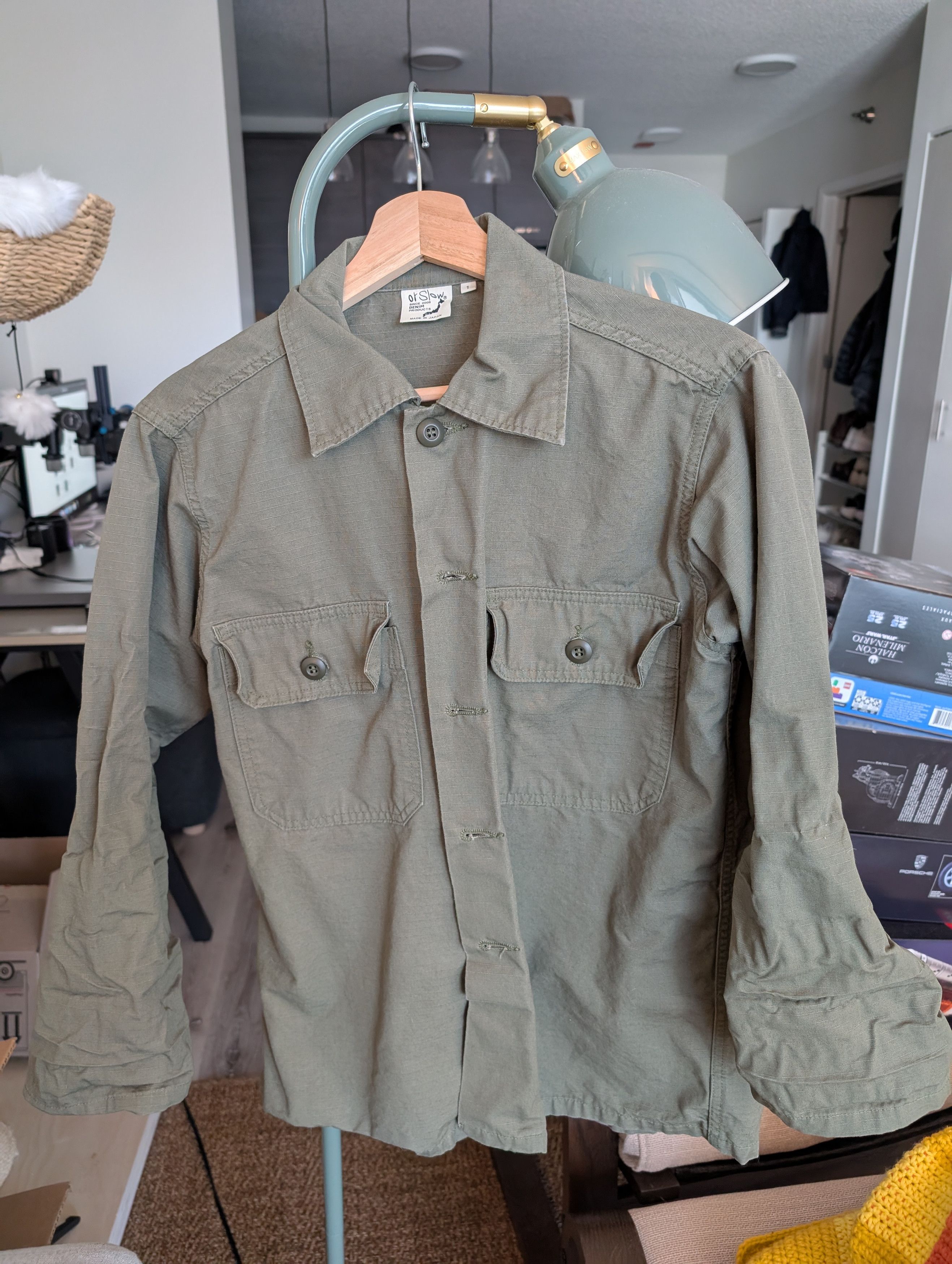 Orslow Orslow ripstop trooper fatigue shirt Size US S / EU 44-46 / 1 - 3 Thumbnail