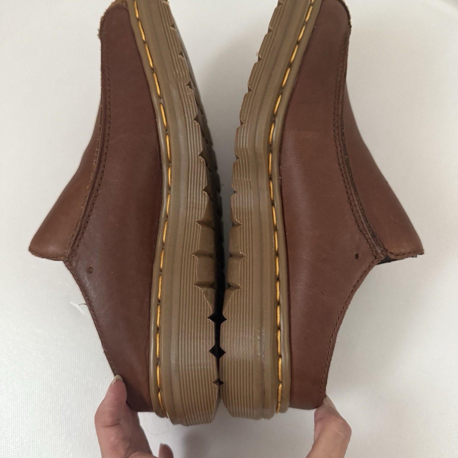 Dr. Martens Vintage Y2K Rare Dr. Martens Mules England Brown Leather Size US 4 / IT 34 - 5 Thumbnail
