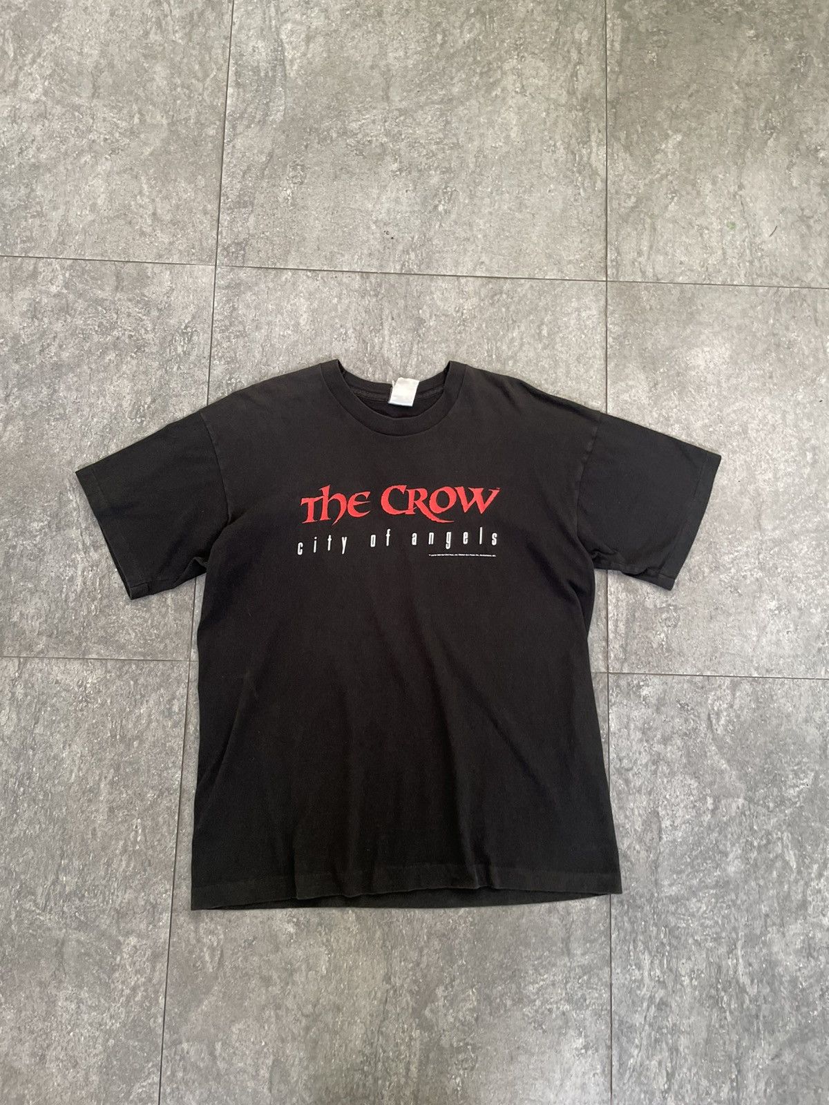 Fruit Of The Loom Vintage Rare 96 The Crow City Of Angels Movie Size US XL / EU 56 / 4 - 1 Thumbnail