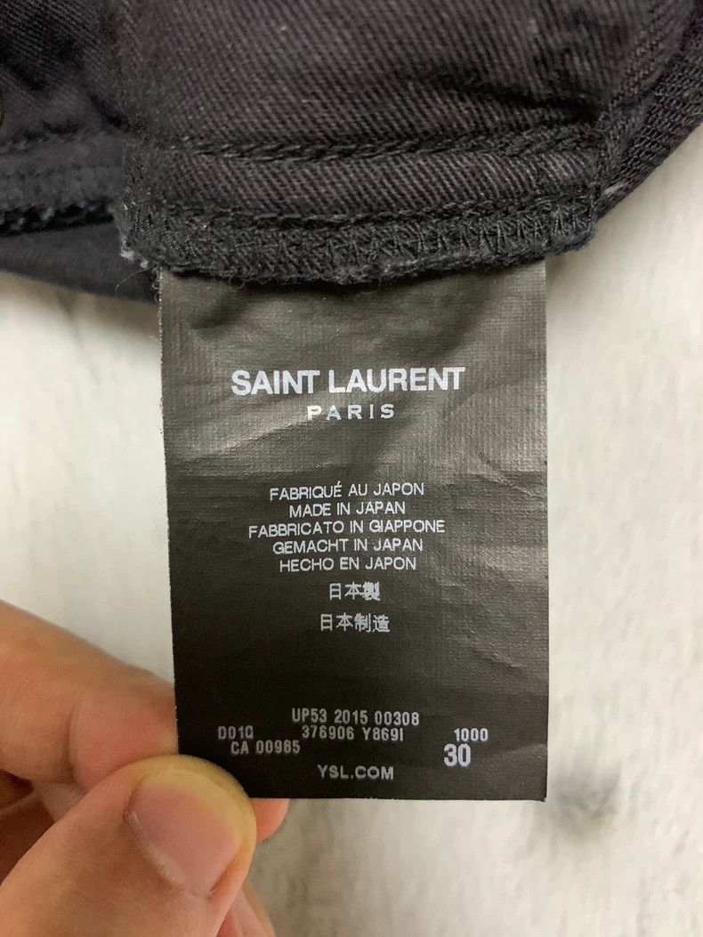 Saint Laurent Paris Saint Laurent Paris Black basic jeans Size US 30 / EU 46 - 5 Thumbnail