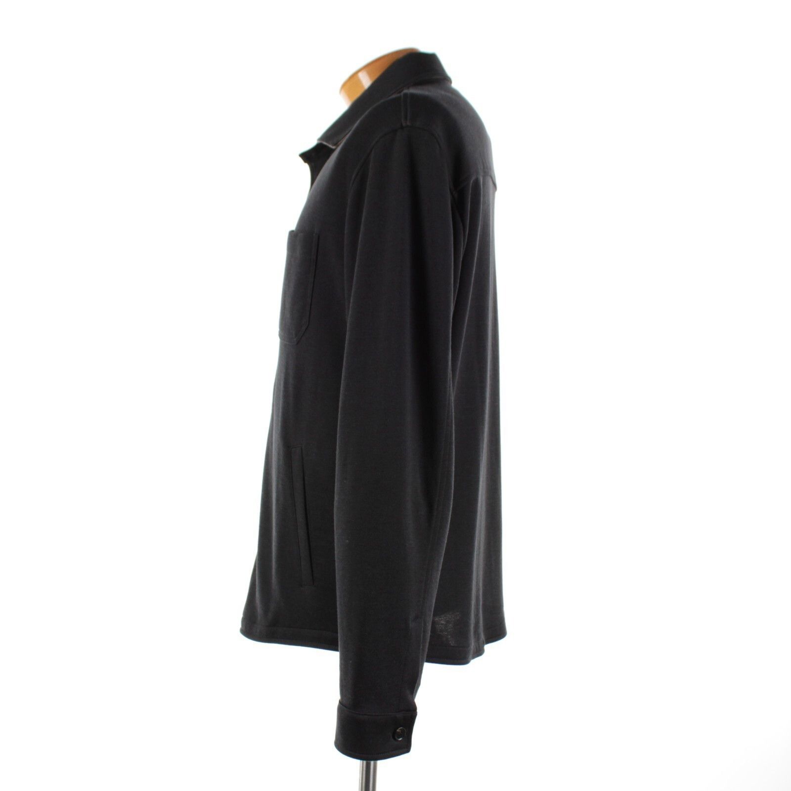 Maurizio Baldassari Maurizio Baldassari Overshirt Size XL US In Black Silk Blend Size US XL / EU 56 / 4 - 4 Thumbnail