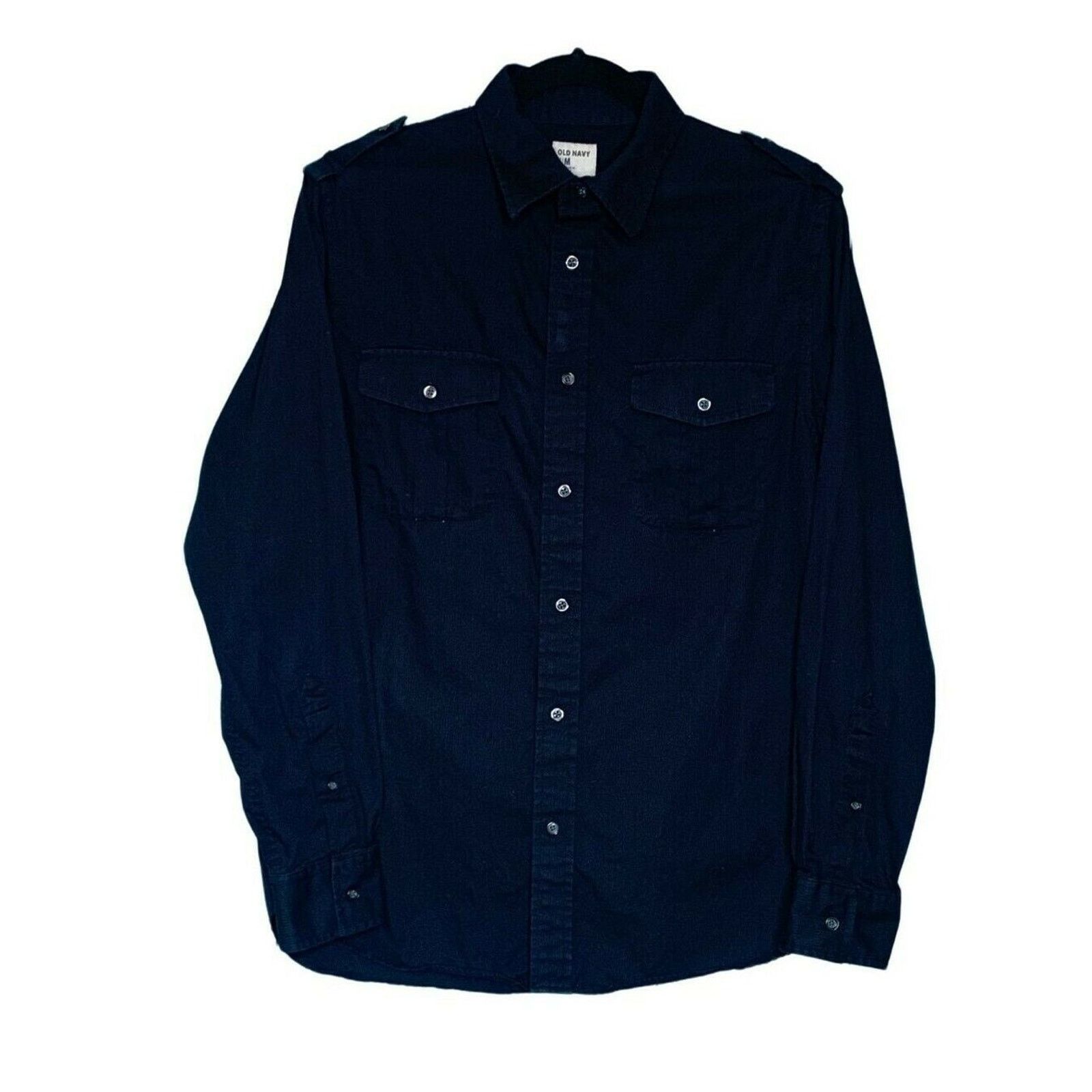 Old Navy Old Navy bkue casual button shirt size M Size US M / EU 48-50 / 2 - 1 Thumbnail