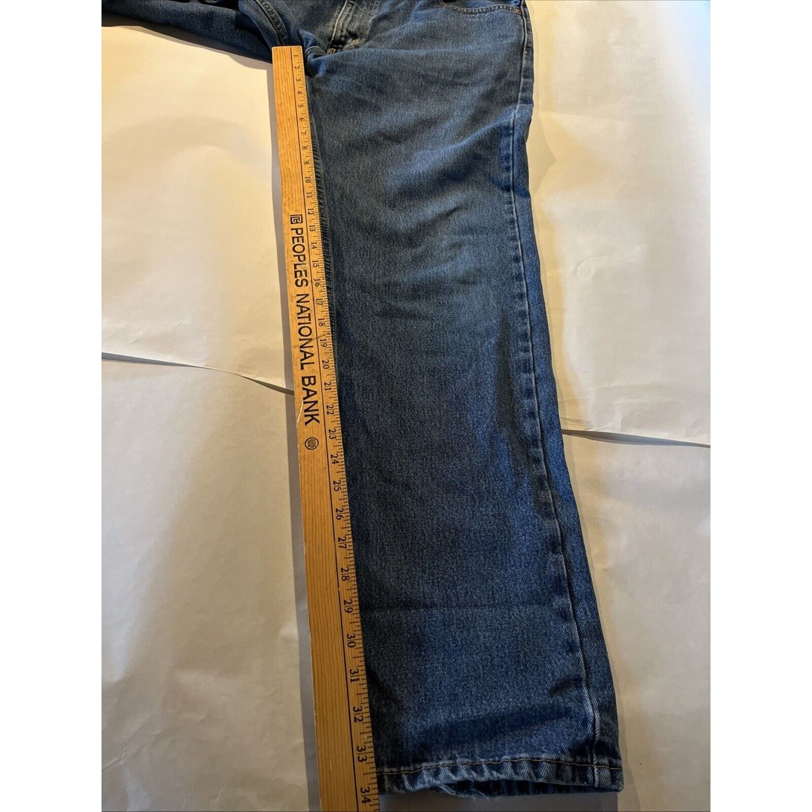 Levi's Levi’s 505 Jeans Men’s 38x34 Reg Straight Denim Cotton Blue Size US 38 / EU 54 - 4 Thumbnail