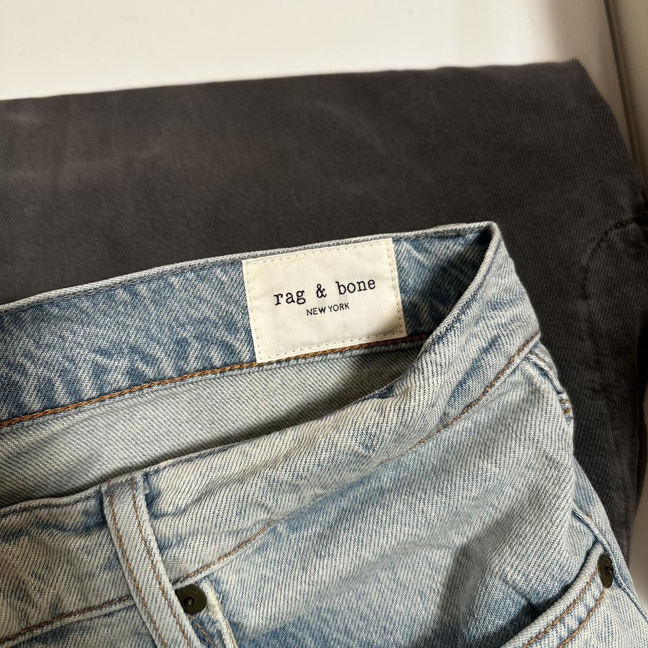 Rag & Bone Rag & Bone Beck Cropped Tapered Denim Jeans Size 34W Size US 34 / EU 50 - 2 Thumbnail