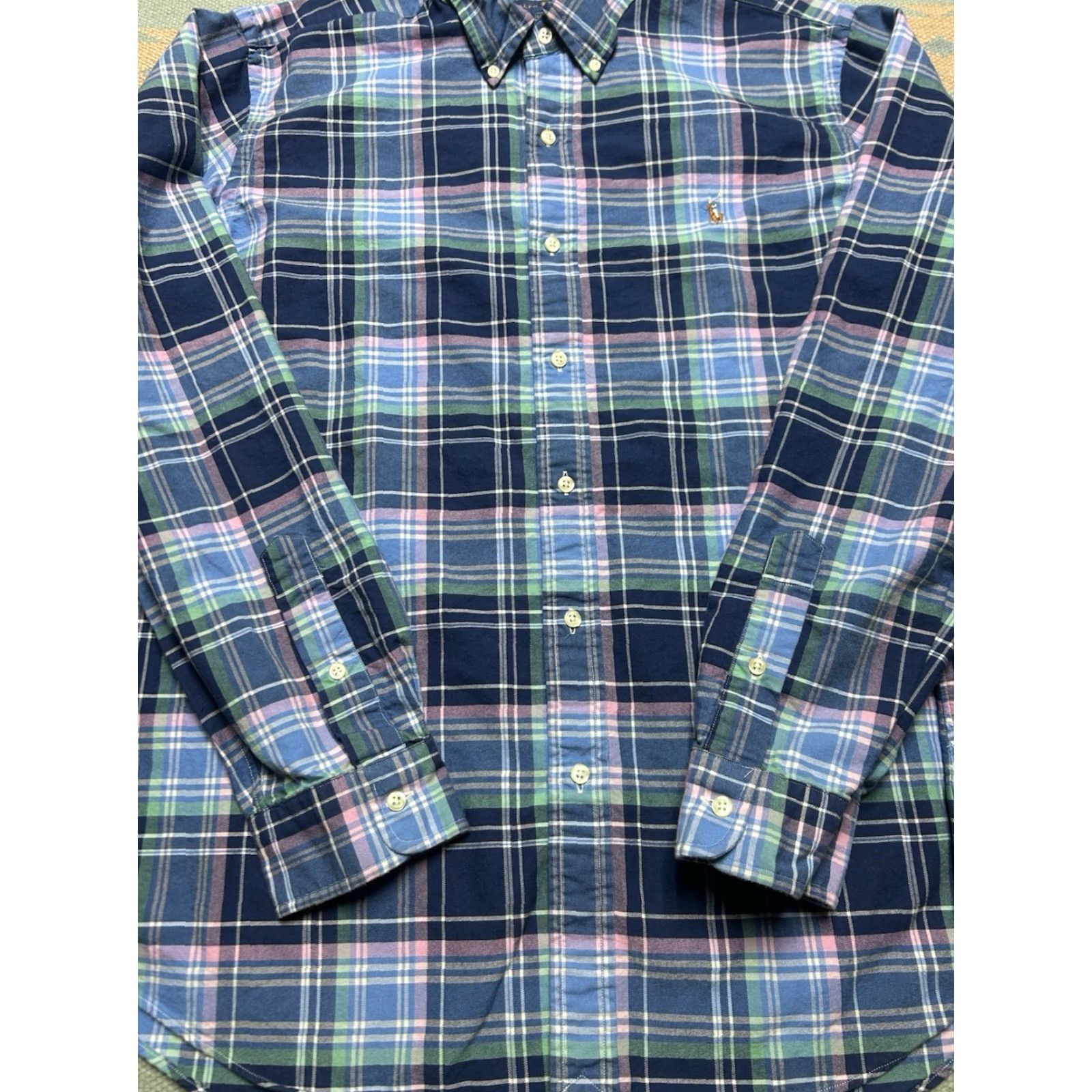 Ralph Lauren Ralph Lauren classic fit dress shirt long sleeve plaid button cotton men’s XL Shirt Mens XL Multicolor Plaid Button-Up Size 46R - 2 Thumbnail