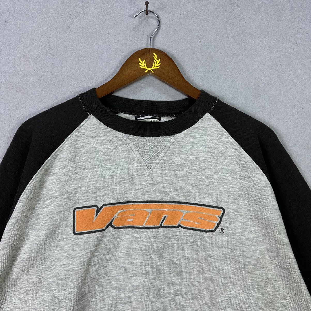 Vans Vintage Vans Raglan Sweatshirt Big Logo Size US L / EU 52-54 / 3 - 2 Thumbnail