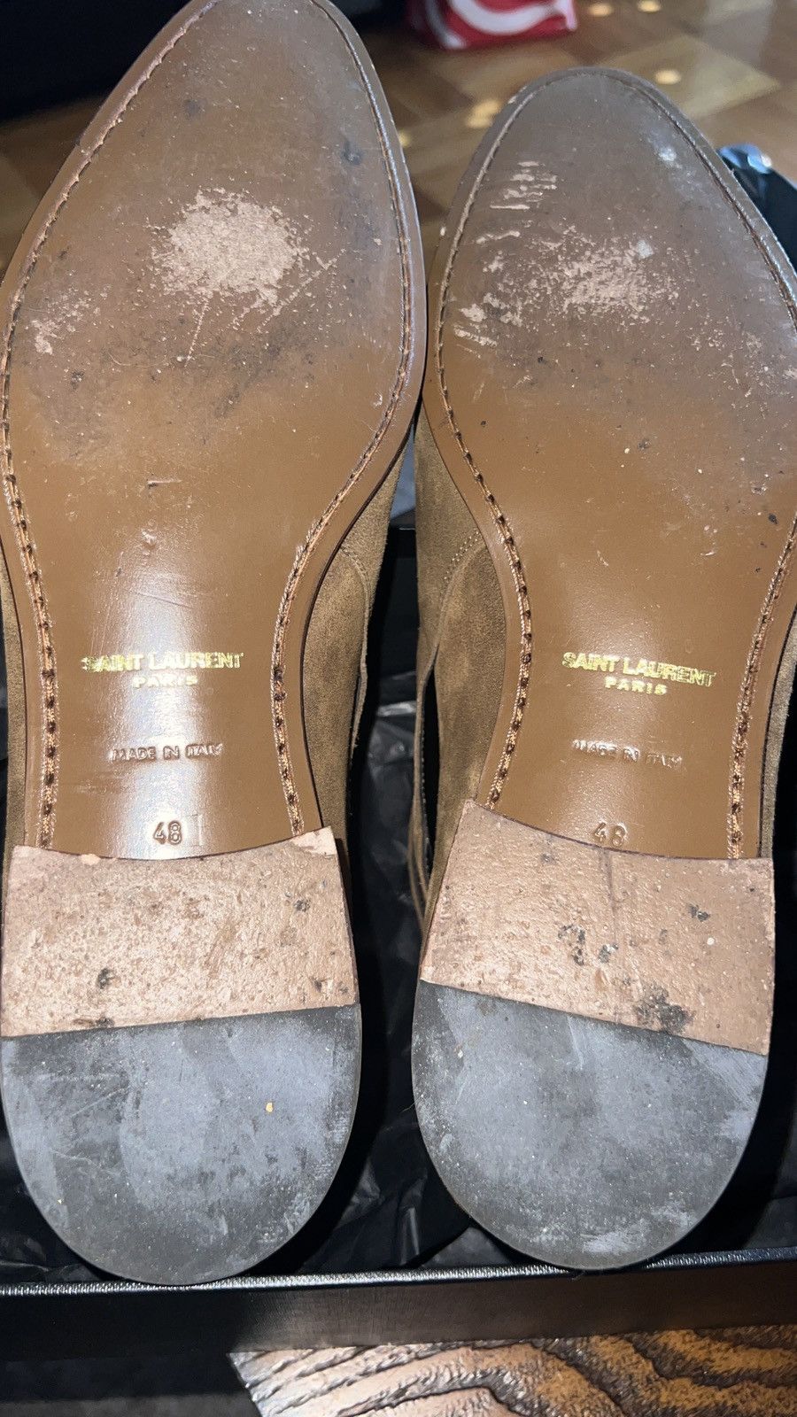 Saint Laurent Paris SAINT LAURENT Paris JODHPUR London 20 Crop Boot Suede Sz 15 Size US 15 / EU 48 - 6 Thumbnail