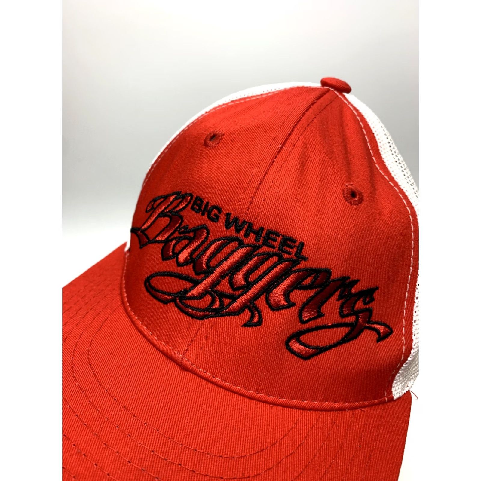 Vintage Big Wheel Baggers Magic Headwear Cap Hat Red Adjustable Snapback Men Size ONE SIZE - 7 Thumbnail