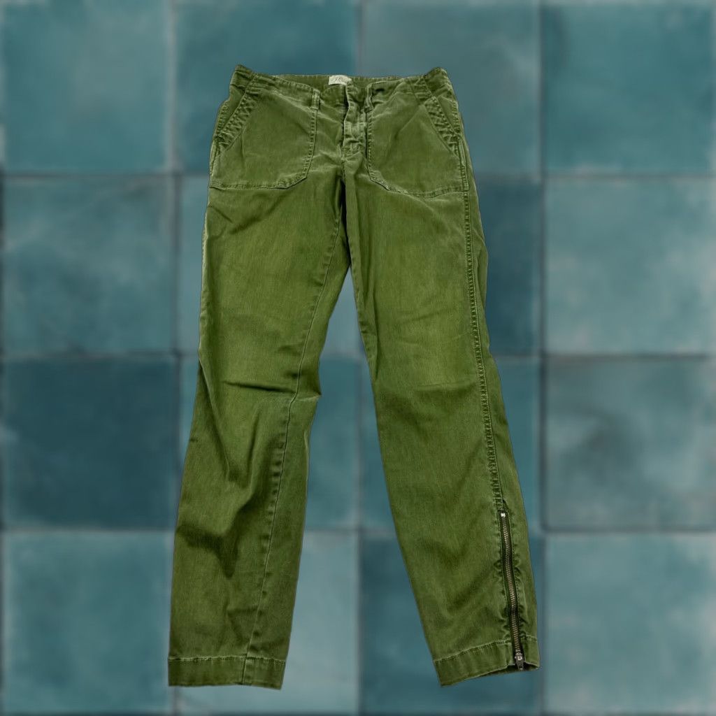 J.Crew J.CREW Jeans Women 29 Green Denim Mid Rise Skinny Pockets Zip Button Inseam 27" Regular 90s? No, keep generic Size 29" - 1 Thumbnail