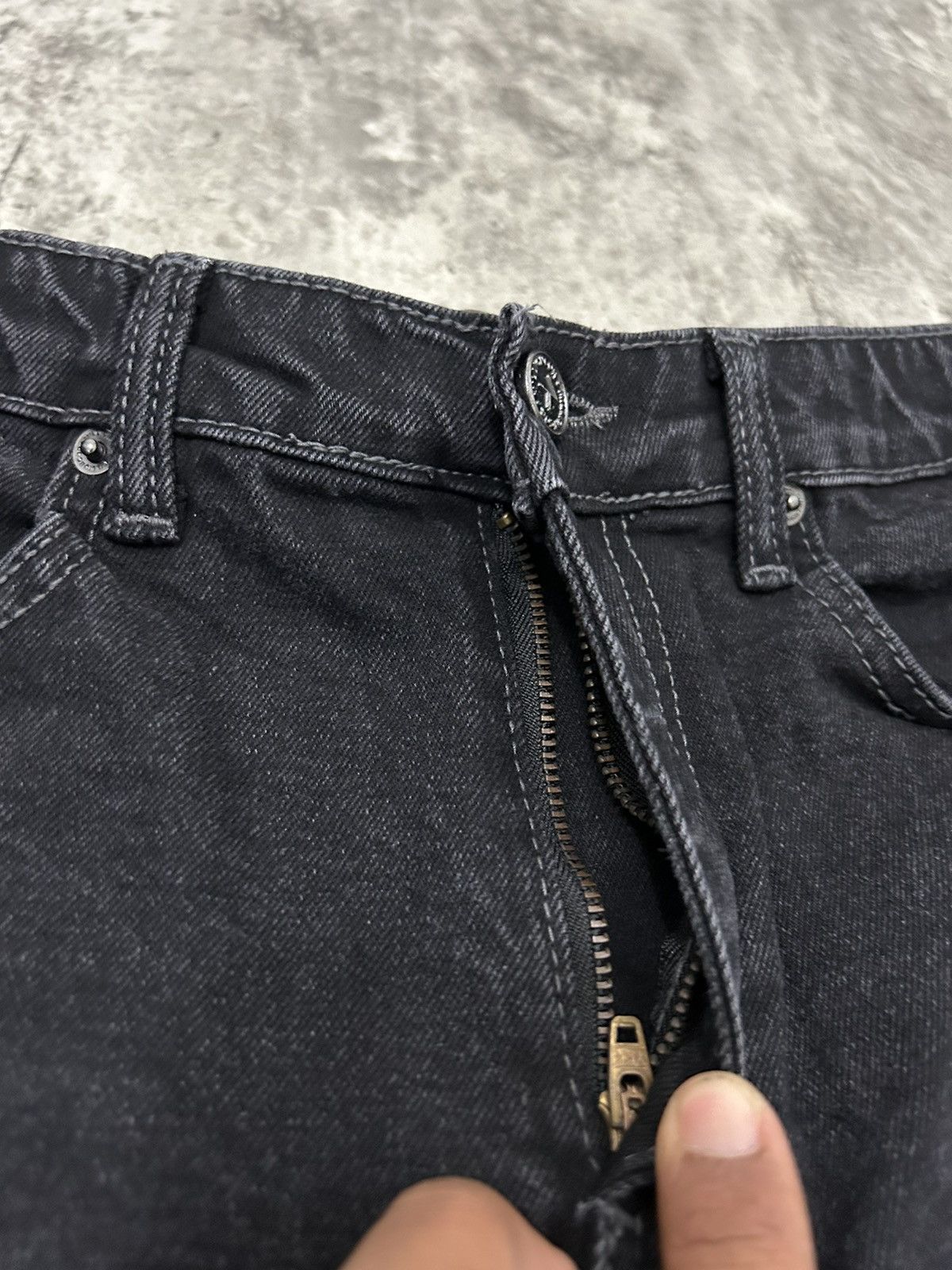 If Six Was Nine × Le Grande Bleu (L.G.B.) × Tornado Mart Millioncore Acid Wash Flare Pants Size US 27 - 10 Thumbnail