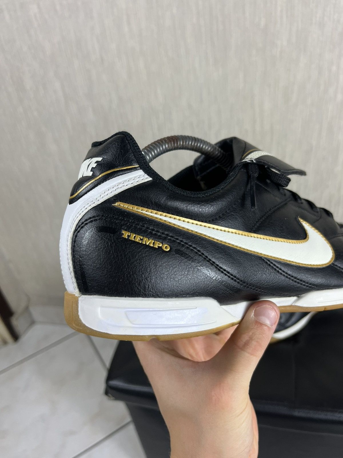 Nike × Vintage Vintage Nike Tiempo y2k soccer shoes Ronaldinho bloke core Size US 9.5 / EU 42-43 - 9 Thumbnail
