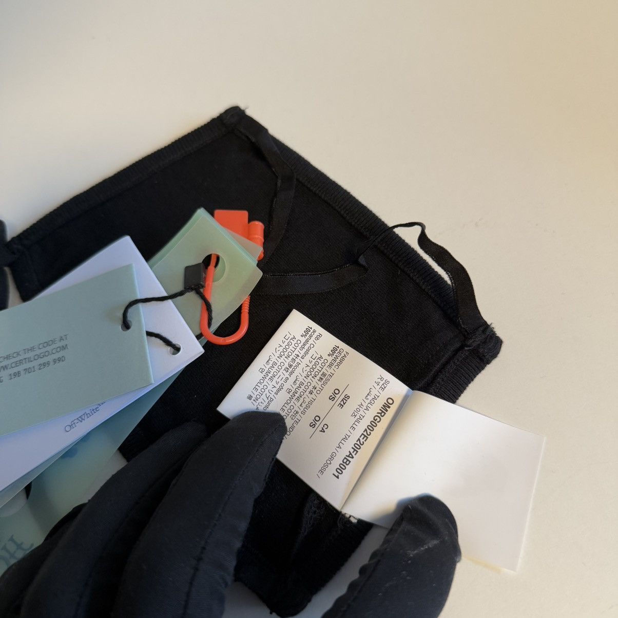 Off-White Off-White Face Mask Size ONE SIZE - 5 Thumbnail
