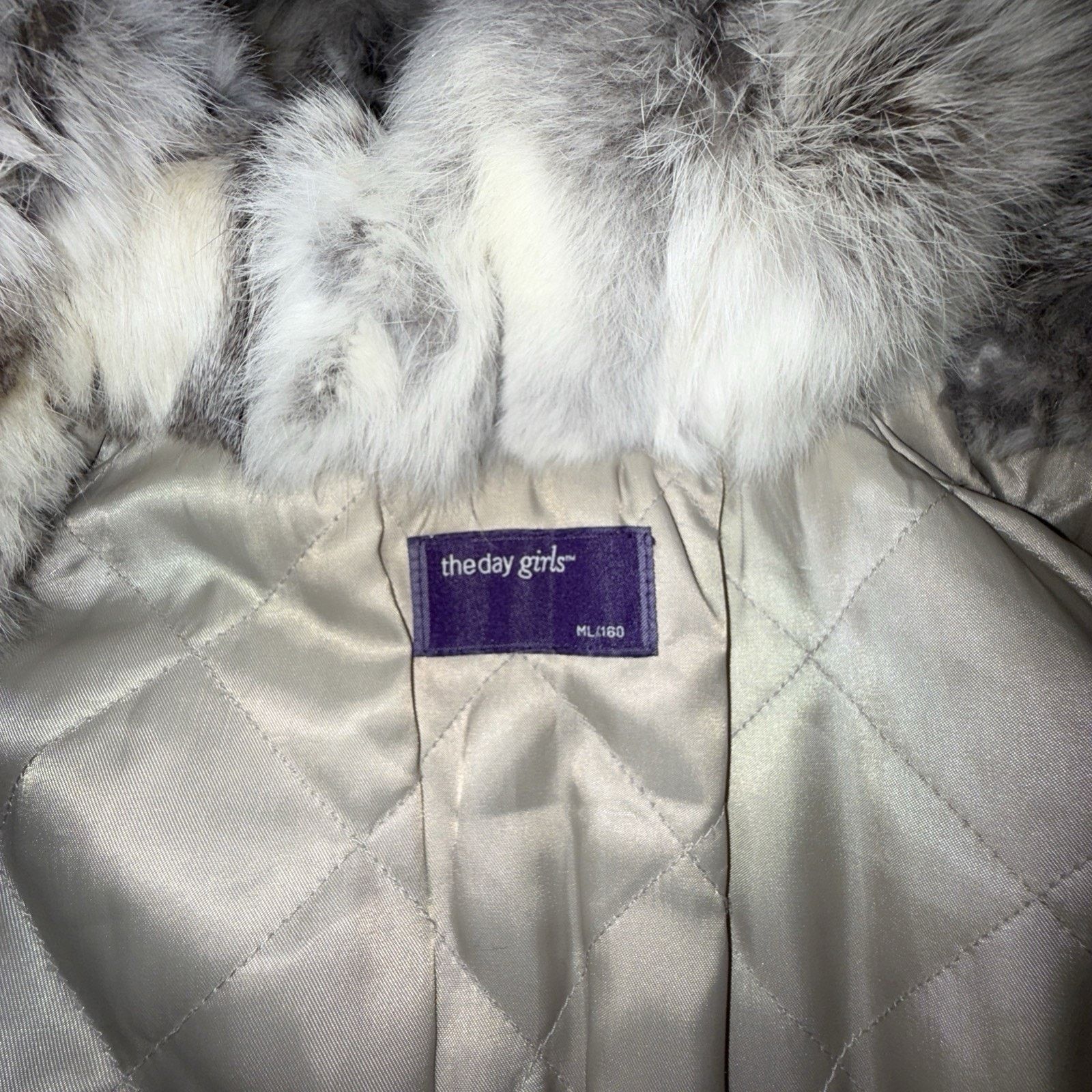 & Other Stories The Day Girls Women's Size Sm Rabbit Fur Hooded Parka Beige Size S / US 4 / IT 40 - 14 Thumbnail