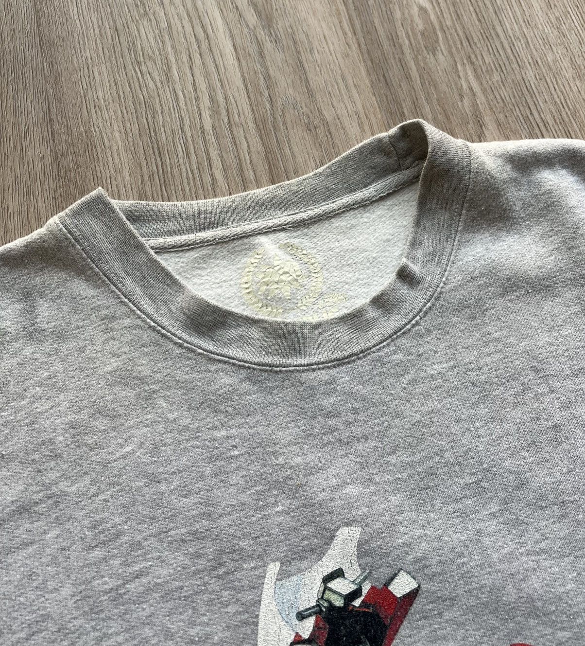 Vintage Vintage Akira Big Logo Gray Sweatshirt Size US XXL / EU 58 / 5 - 6 Thumbnail