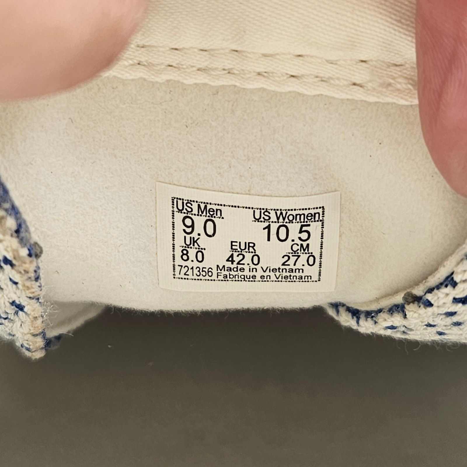 Vans VANS OTW MEN'S 9 HALF CAB SKATE SHOES REISSUE 33 EK KNITTED Size US 9 / EU 42 - 7 Thumbnail