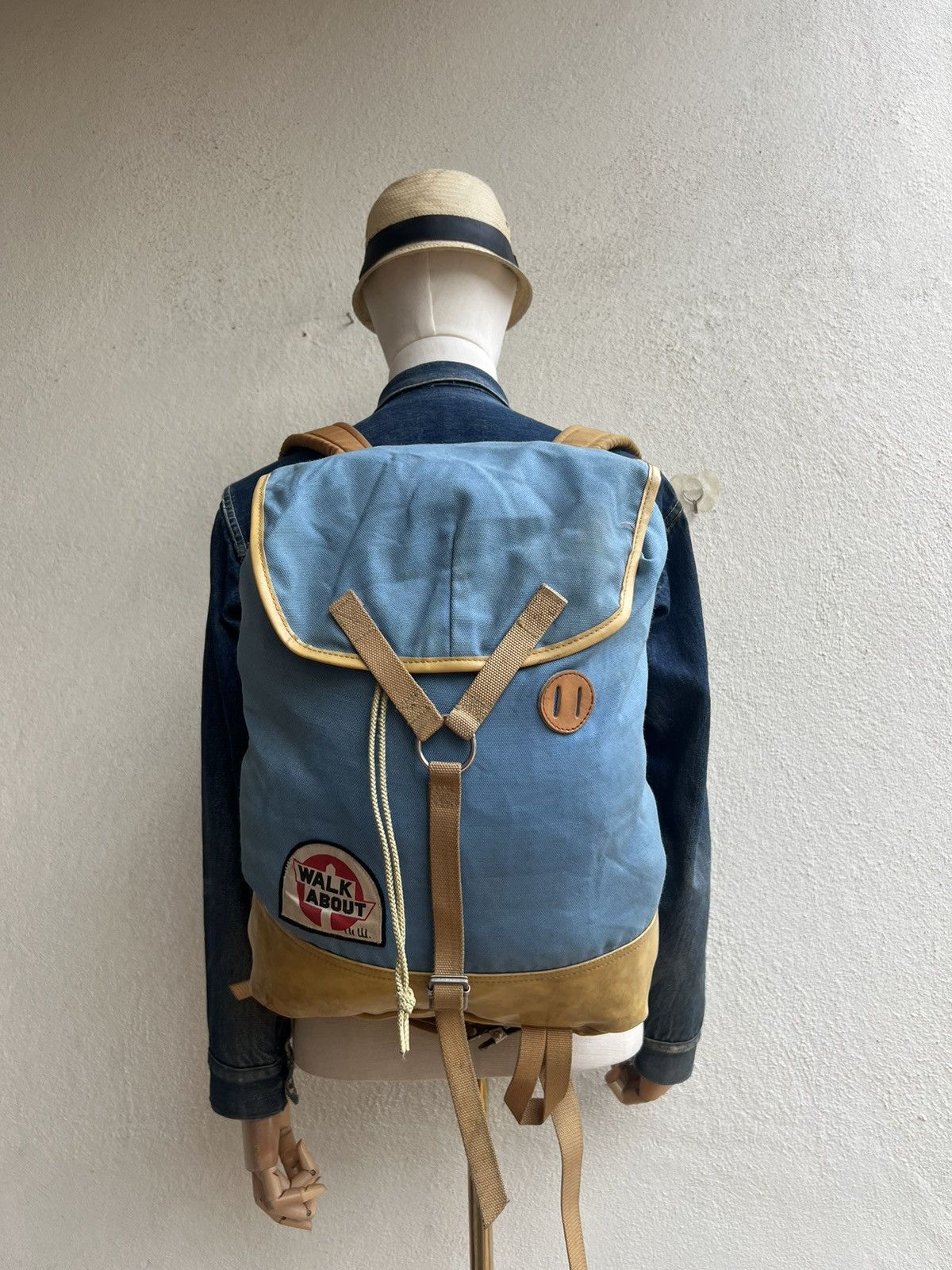 Vintage Vintage 80s WALK ABOUT Faded Stains Muddy Backpack Size ONE SIZE - 3 Thumbnail