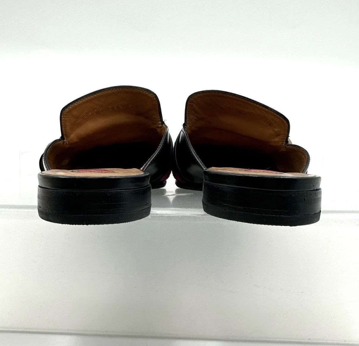 Gucci Gucci/Double G Logo Black Flat Mule Slippers K12 Size US 6.5 / IT 36.5 - 4 Thumbnail