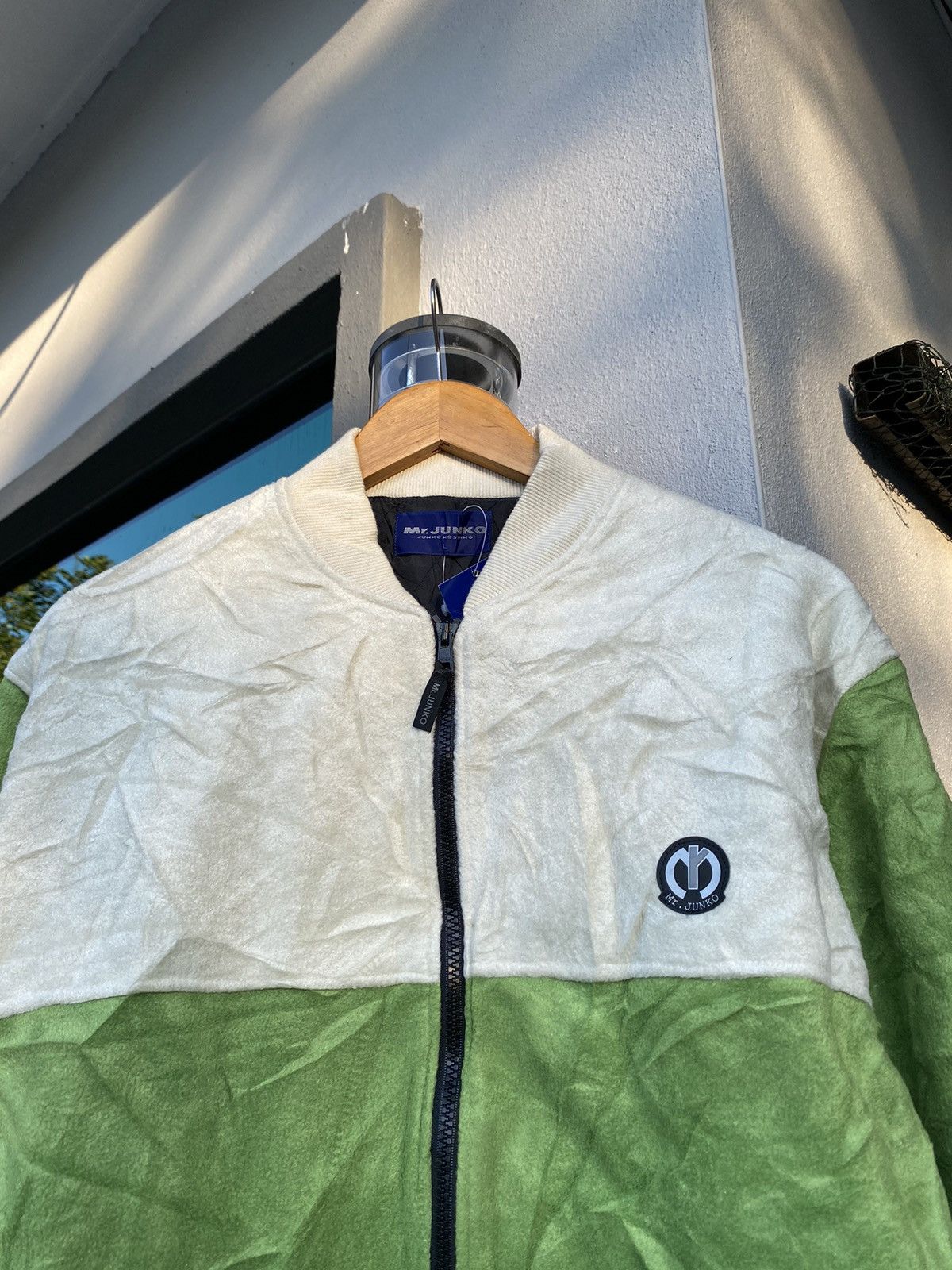 Japanese Brand × Mr. Junko × Vintage Vintage Mr Junko Green Fleece Jacket Size US L / EU 52-54 / 3 - 8 Thumbnail