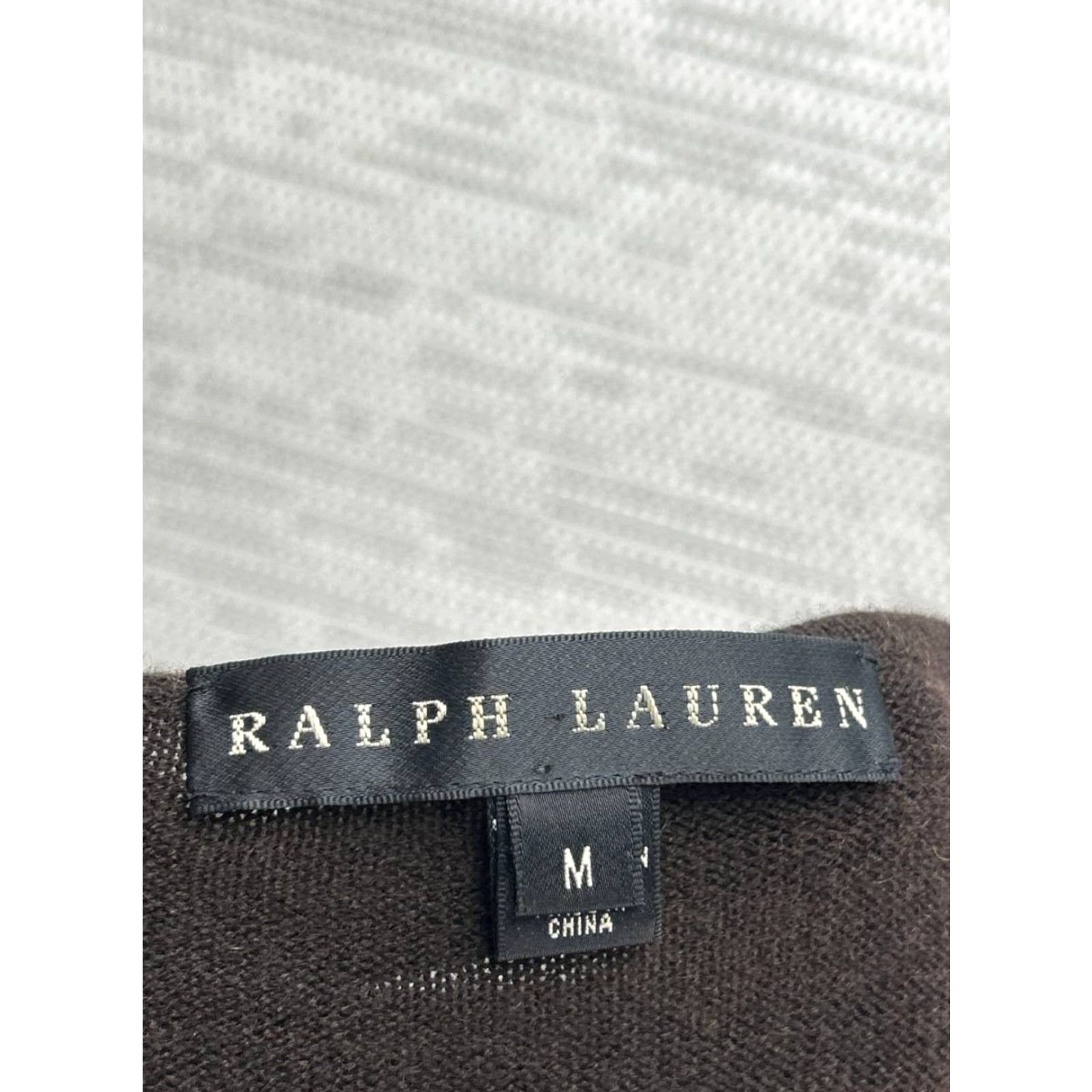 Ralph Lauren Black Label Sweater Dress Womens Medium Brown Cashmere Knit