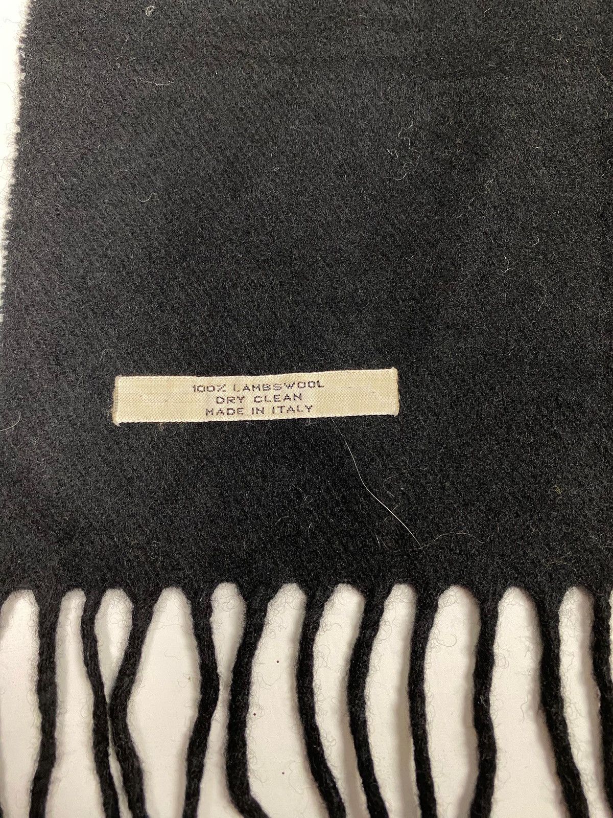 Christian Dior Monsieur Authentic Christian Dior Lamb Wool Scarf Black Size ONE SIZE - 5 Thumbnail