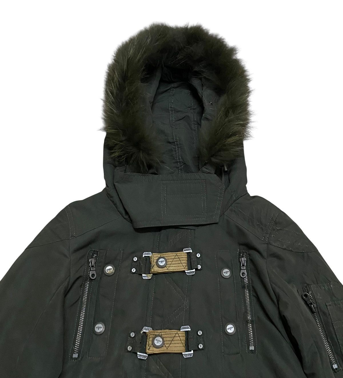 If Six Was Nine Rare Vintage Heaven & Earth Faux Fur Bomber Jacket 2000s Size US M / EU 48-50 / 2 - 3 Thumbnail