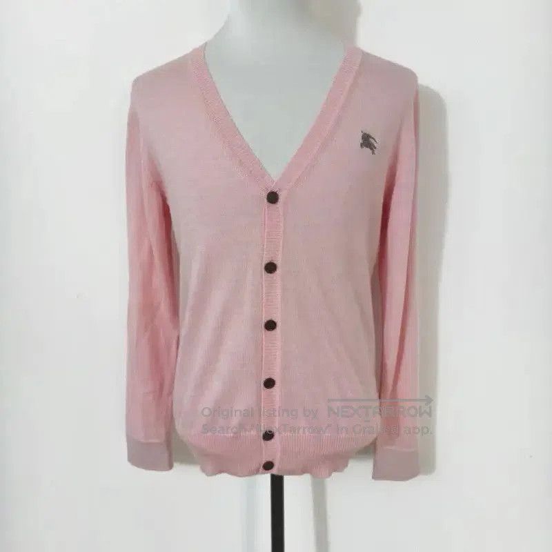 Burberry Burberry Pink Wool Men's Cardigan. Size US S / EU 44-46 / 1 - 1 Thumbnail
