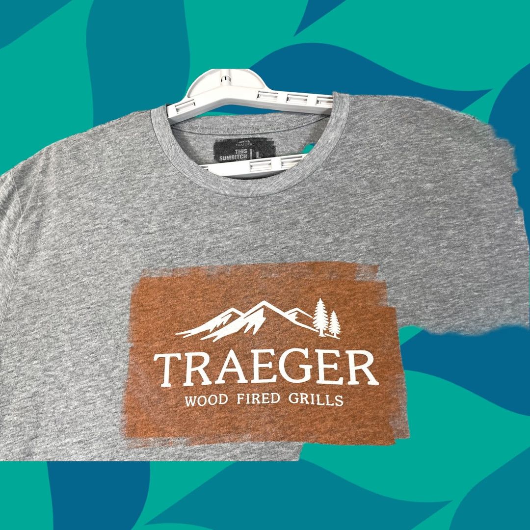 Vintage Traeger Shirt Mens Large Gray Wood Fired Grills Graphic Tee BBQ Barbecue Hip? Size US L / EU 52-54 / 3 - 1 Thumbnail