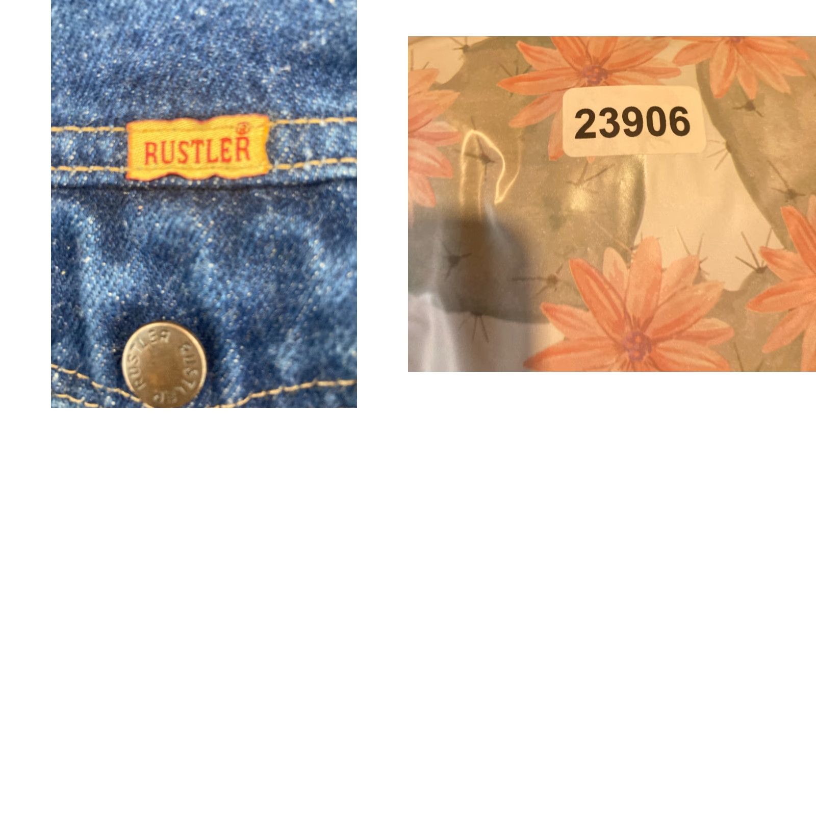 Vintage VINTAGE Rustler Denim Jacket Women Small 80s Western Trucker Casual Blue Size 28" / US 6 / IT 42 - 8 Thumbnail