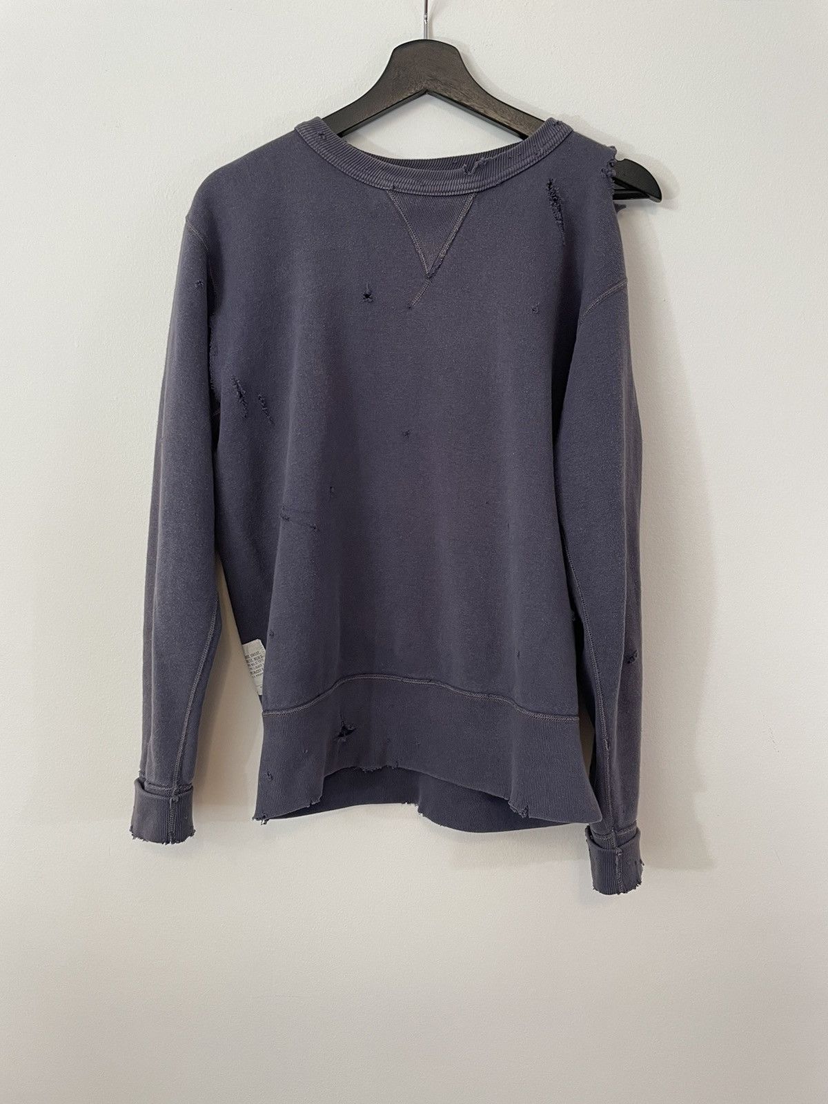 TOYS McCOY Custom Distressed Loopwheel Sweatshirt Size US M / EU 48-50 / 2 - 1 Thumbnail