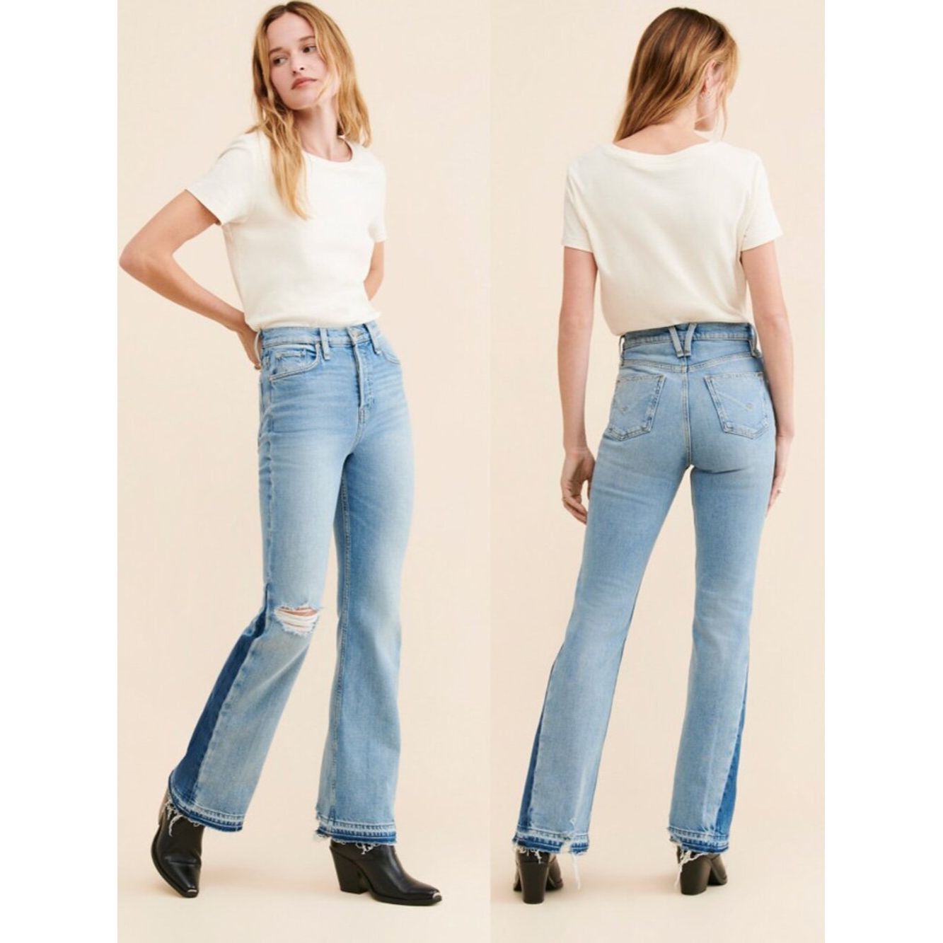 Hudson Hudson Faye Ultra High Rise Bootcut Flare Jeans Size 26 Size 26" / US 2 / IT 38 - 1 Thumbnail