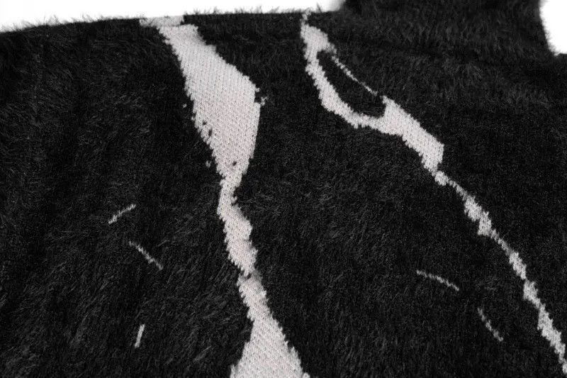 Japanese Brand Turtleneck Distressed Knitted Sweater Size US L / EU 52-54 / 3 - 6 Thumbnail