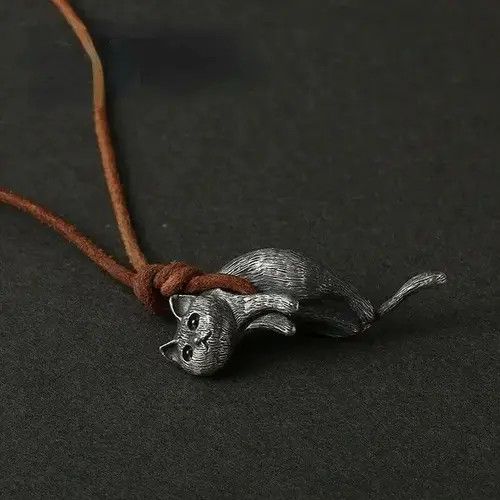 Jewelry Cute Cat Choker Necklaces Size ONE SIZE - 2 Thumbnail