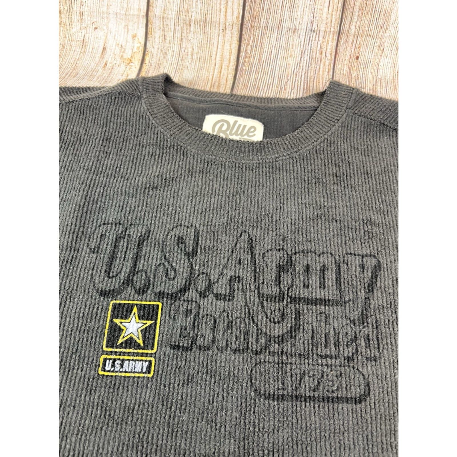 Vintage NWT Blue 84 Shirt Military Long Sleeve Charcoal Size M Men Grey Soldier Warrior Hero Size US M / EU 48-50 / 2 - 6 Thumbnail