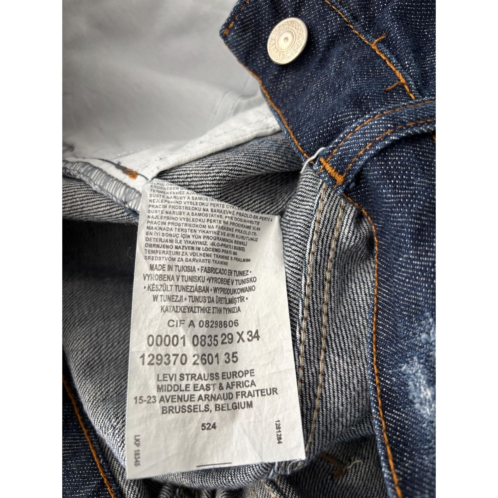Levi's Levi's 507 W29 L34 Rare Archive 524 Distressed Blue Jeans Size US 29 - 9 Thumbnail