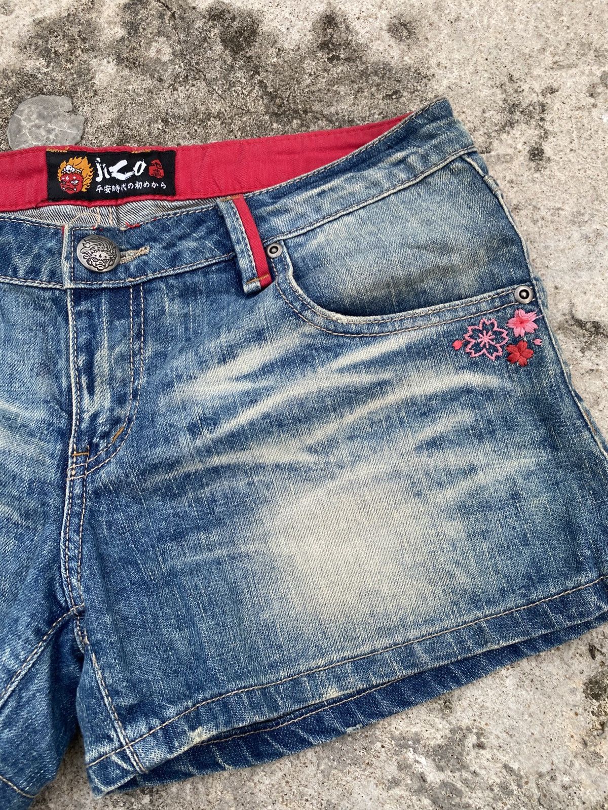 If Six Was Nine Jizo Japanese Anime Embordird Pants Size 32" / US 10 / IT 46 - 3 Thumbnail