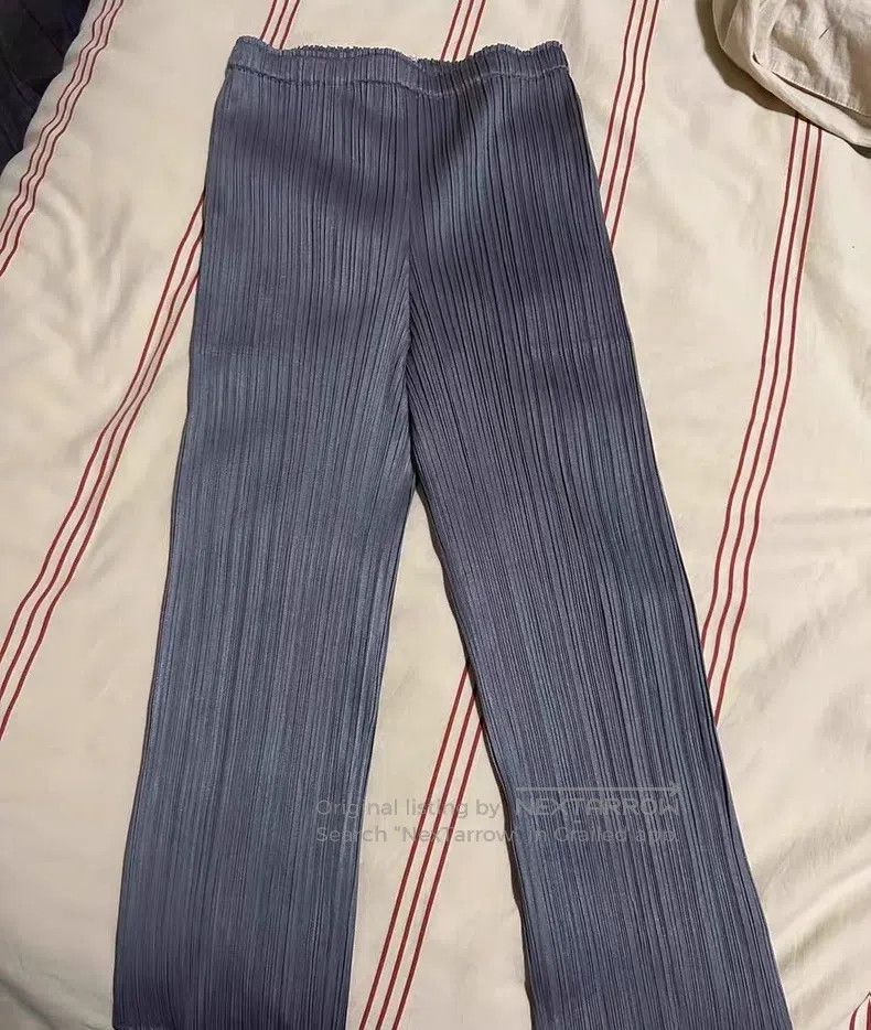 Issey Miyake Issey Miyake size:3 Classic Ruched Cropped Pants Size 31" - 1 Thumbnail